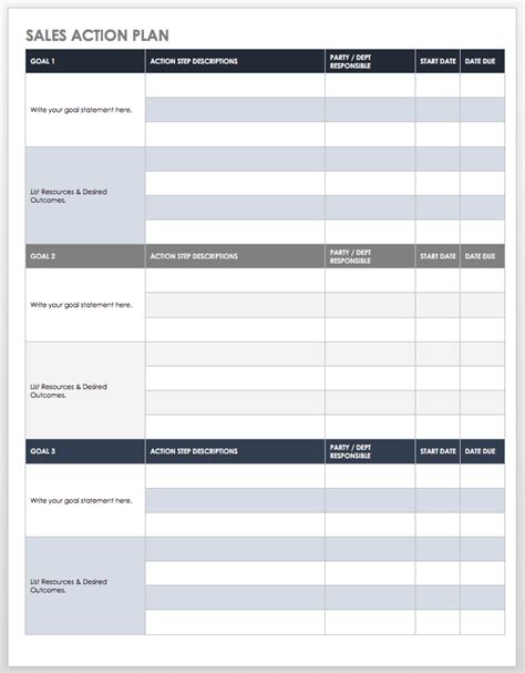 Free Action Plan Templates - Smartsheet intended for Quarterly Business